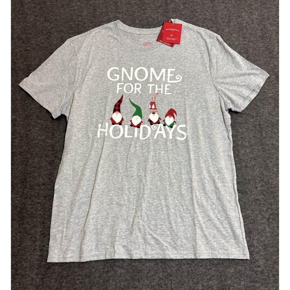 Wondershop Target Men's Sleepwear Gnome Graphic Gray Extra Large